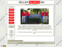 Tablet Screenshot of kellerglasco.com